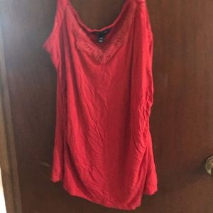 White House Black Market red tank top
